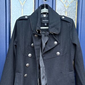 London Fog Women's Elegant Black Coat
